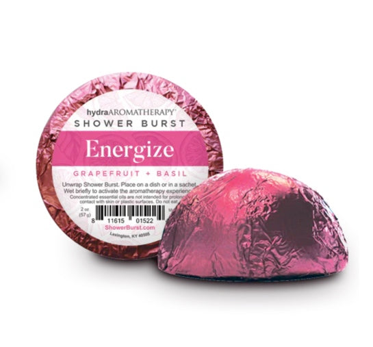 hydraAROMATHERAPY Shower Burst Duo, Energize