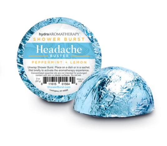 hydraAROMATHERAPY Shower Burst Duo, Headache Buster